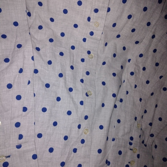 Talbot Women's Polka Dot Button Down Shirt #NEW - Picture 4 of 7